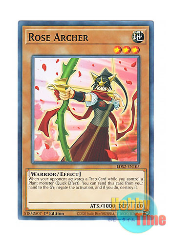 画像1: 英語版 LDS2-EN105 Rose Archer 薔薇の聖弓手 (ノーマル) 1st Edition