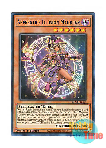 画像1: 英語版 LDS3-EN087 Apprentice Illusion Magician 幻想の見習い魔導師 (ウルトラレア：ブルー) 1st Edition