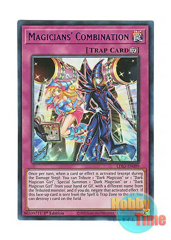 画像1: 英語版 LDS3-EN099 Magicians' Combination マジシャンズ・コンビネーション (ウルトラレア：ブルー) 1st Edition