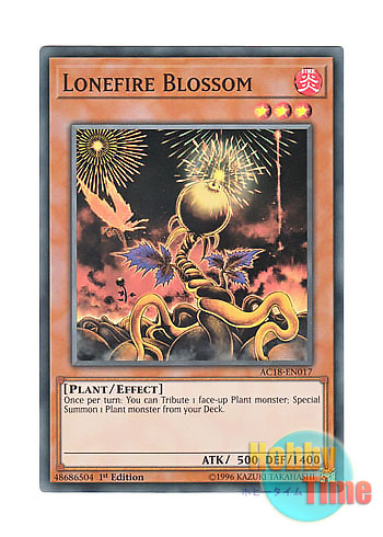 画像1: 英語版 AC18-EN017 Lonefire Blossom ローンファイア・ブロッサム (スーパーレア) 1st Edition