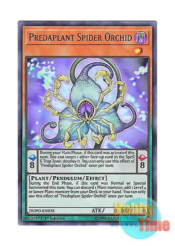 画像1: 英語版 DUPO-EN035 Predaplant Spider Orchid 捕食植物スパイダー・オーキッド (ウルトラレア) 1st Edition