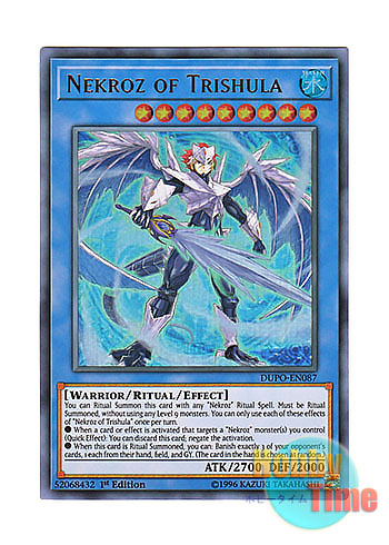 画像1: 英語版 DUPO-EN087 Nekroz of Trishula トリシューラの影霊衣 (ウルトラレア) 1st Edition