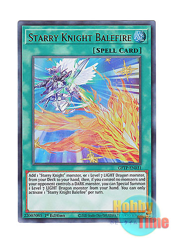 画像1: 英語版 GFTP-EN031 Starry Knight Balefire 聖なる篝火 (ウルトラレア) 1st Edition