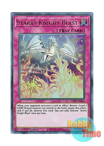 画像1: 英語版 GFTP-EN035 Starry Knight Blast 聖なる煌炎 (ウルトラレア) 1st Edition