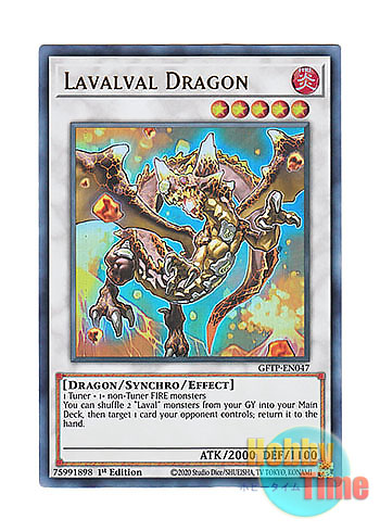 画像1: 英語版 GFTP-EN047 Lavalval Dragon ラヴァルバル・ドラゴン (ウルトラレア) 1st Edition