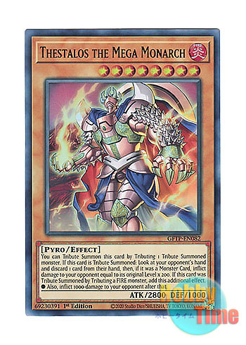 画像1: 英語版 GFTP-EN082 Thestalos the Mega Monarch 爆炎帝テスタロス (ウルトラレア) 1st Edition