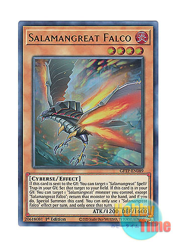 画像1: 英語版 GFTP-EN089 Salamangreat Falco 転生炎獣ファルコ (ウルトラレア) 1st Edition