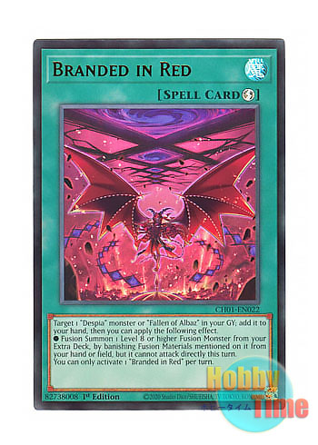 画像1: 英語版 CH01-EN022 Branded in Red 赫の烙印 (ウルトラレア) 1st Edition