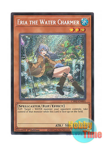 画像1: 英語版 CH02-EN001 Eria the Water Charmer 水霊使いエリア (シークレットレア) 1st Edition