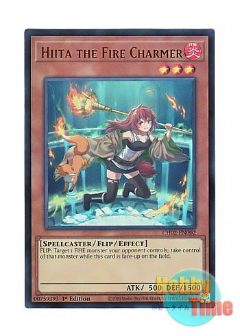 画像1: 英語版 CH02-EN002 Hiita the Fire Charmer 火霊使いヒータ (ウルトラレア) 1st Edition