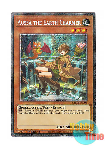 画像1: 英語版 CH02-EN004 Aussa the Earth Charmer 地霊使いアウス (スターライトレア) 1st Edition