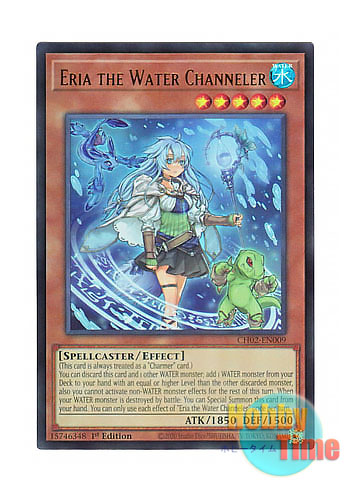 画像1: 英語版 CH02-EN009 Eria the Water Channeler 水霊媒師エリア (ウルトラレア) 1st Edition