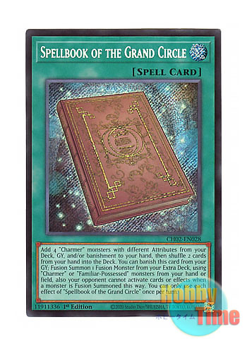 画像1: 英語版 CH02-EN028 Spellbook of the Grand Circle 大輪の魔導書 (シークレットレア) 1st Edition