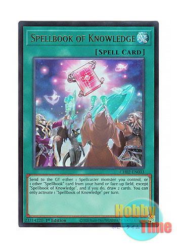 画像1: 英語版 CH02-EN033 Spellbook of Knowledge ルドラの魔導書 (ウルトラレア) 1st Edition
