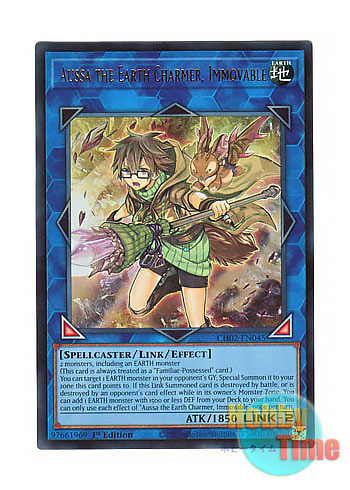 画像1: 英語版 CH02-EN045 Aussa the Earth Charmer, Immovable 崔嵬の地霊使いアウス (ウルトラレア) 1st Edition