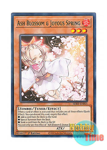画像1: 英語版 SDBT-EN014 Ash Blossom & Joyous Spring 灰流うらら (ノーマル) 1st Edition