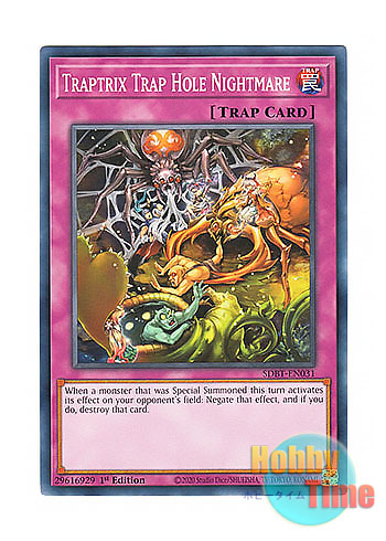 画像1: 英語版 SDBT-EN031 Traptrix Trap Hole Nightmare 蟲惑の落とし穴 (ノーマル) 1st Edition