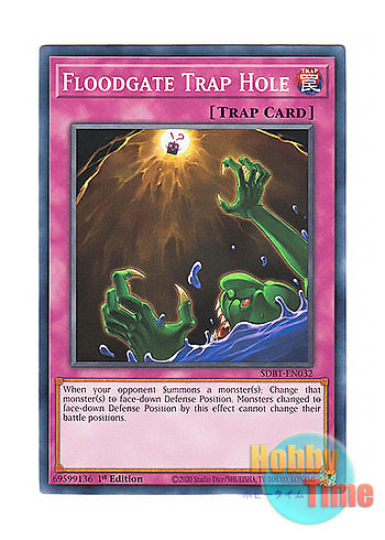 画像1: 英語版 SDBT-EN032 Floodgate Trap Hole 底なし落とし穴 (ノーマル) 1st Edition