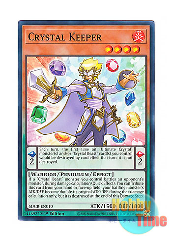 画像1: 英語版 SDCB-EN010 Crystal Keeper 宝玉の守護者 (ノーマル) 1st Edition