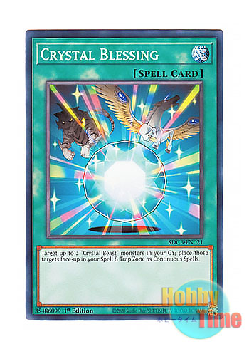 画像1: 英語版 SDCB-EN021 Crystal Blessing 宝玉の恵み (ノーマル) 1st Edition