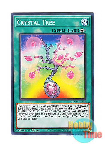 画像1: 英語版 SDCB-EN024 Crystal Tree 宝玉の樹 (ノーマル) 1st Edition