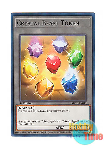 画像1: 英語版 SDCB-EN049 Crystal Beast Token 宝玉獣トークン (ノーマル) 1st Edition