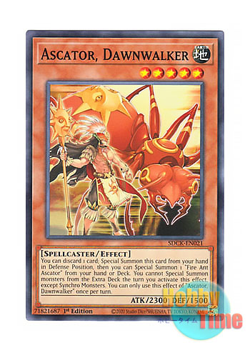 画像1: 英語版 SDCK-EN021 Ascator, Dawnwalker 使神官－アスカトル (ノーマル) 1st Edition
