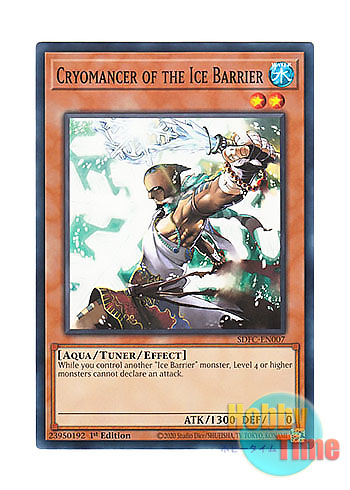 画像1: 英語版 SDFC-EN007 Cryomancer of the Ice Barrier 氷結界の術者 (ノーマル) 1st Edition