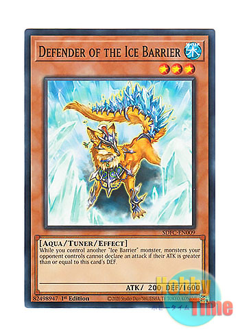 画像1: 英語版 SDFC-EN009 Defender of the Ice Barrier 氷結界の守護陣 (ノーマル) 1st Edition