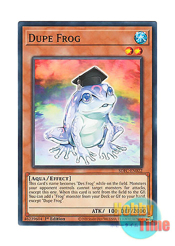 画像1: 英語版 SDFC-EN022 Dupe Frog 魔知ガエル (ノーマル) 1st Edition
