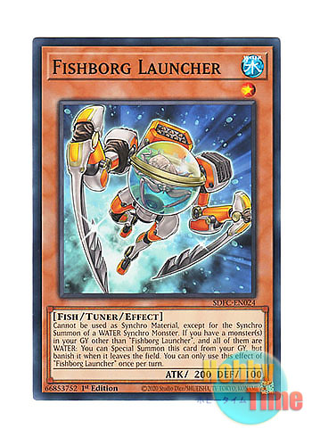 画像1: 英語版 SDFC-EN024 Fishborg Launcher フィッシュボーグ－ランチャー (ノーマル) 1st Edition
