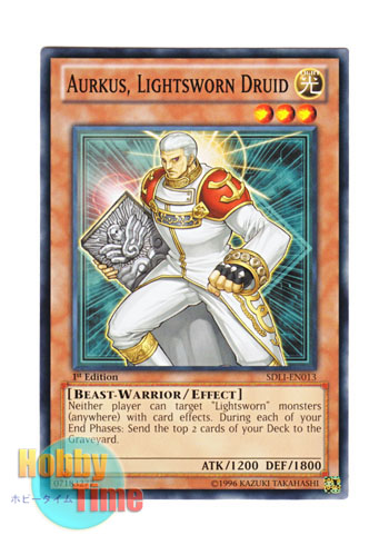 画像1: 英語版 SDLI-EN013 Aurkus, Lightsworn Druid ライトロード・ドルイド オルクス (ノーマル) 1st Edition