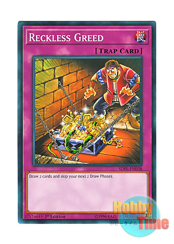 画像1: 英語版 SDPL-EN038 Reckless Greed 無謀な欲張り (ノーマル) 1st Edition