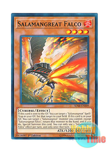 画像1: 英語版 SDSB-EN009 Salamangreat Falco 転生炎獣ファルコ (ノーマル) 1st Edition