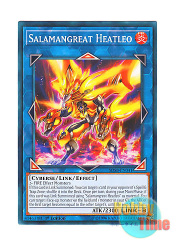 画像1: 英語版 SDSB-EN041 Salamangreat Heatleo 転生炎獣ヒートライオ (ノーマル) 1st Edition