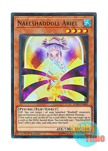 画像1: 英語版 SDSH-EN003 Naelshaddoll Ariel 影依の巫女 エリアル (スーパーレア) 1st Edition
