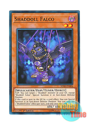 画像1: 英語版 SDSH-EN004 Shaddoll Falco シャドール・ファルコン (ノーマル) 1st Edition
