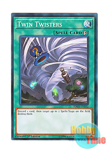 画像1: 英語版 SDSH-EN032 Twin Twisters ツインツイスター (ノーマル) 1st Edition