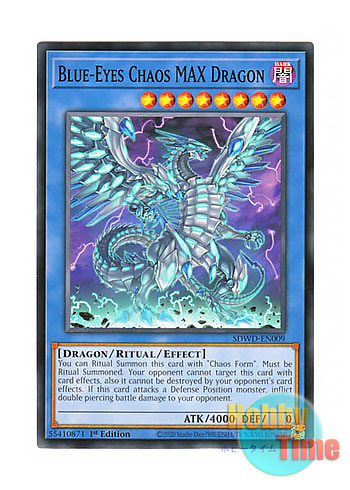 画像1: 英語版 SDWD-EN009 Blue-Eyes Chaos MAX Dragon ブルーアイズ・カオス・MAX・ドラゴン (ノーマル) 1st Edition