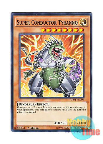 画像1: 英語版 SR04-EN005 Super Conductor Tyranno 超伝導恐獣 (ノーマル) 1st Edition