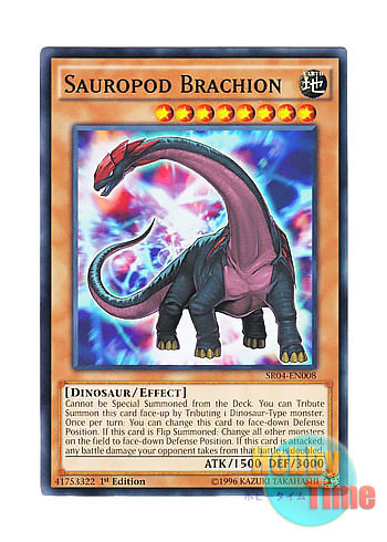 画像1: 英語版 SR04-EN008 Sauropod Brachion 竜脚獣ブラキオン (ノーマル) 1st Edition