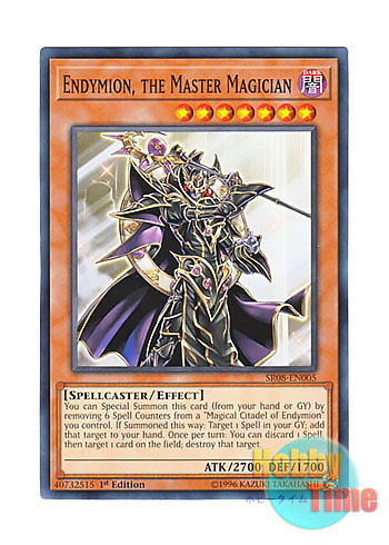 画像1: 英語版 SR08-EN005 Endymion, the Master Magician 神聖魔導王 エンディミオン (ノーマル) 1st Edition