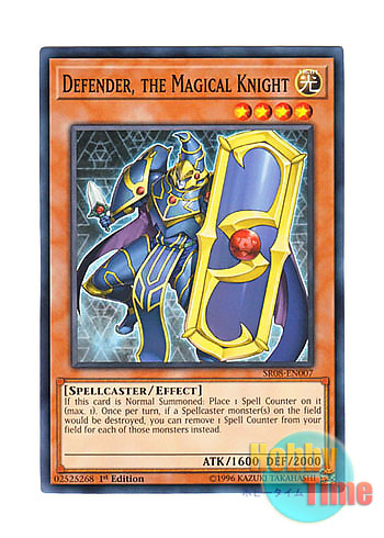 画像1: 英語版 SR08-EN007 Defender, the Magical Knight 魔導騎士 ディフェンダー (ノーマル) 1st Edition
