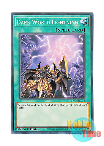 画像1: 英語版 SR13-EN030 Dark World Lightning 暗黒界の雷 (ノーマル) 1st Edition