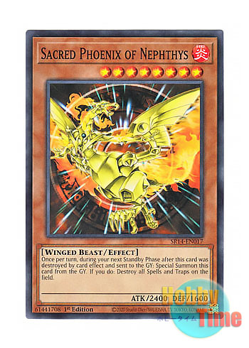 画像1: 英語版 SR14-EN017 Sacred Phoenix of Nephthys ネフティスの鳳凰神 (ノーマル) 1st Edition