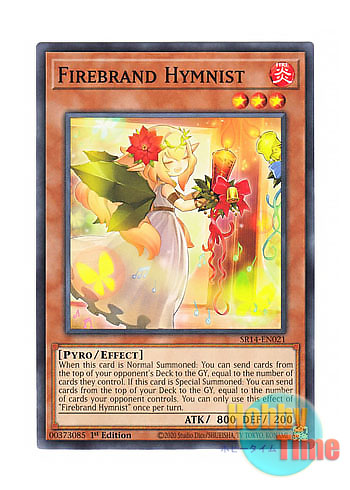 画像1: 英語版 SR14-EN021 Firebrand Hymnist 讃美火 (ノーマル) 1st Edition