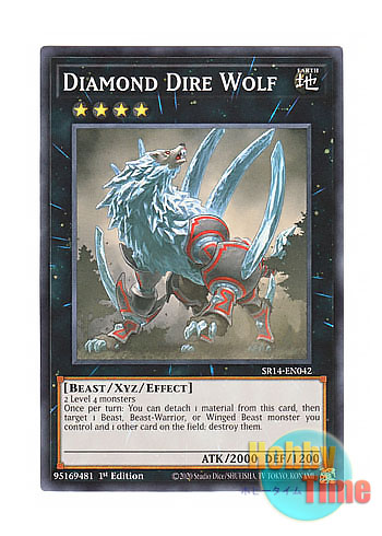 画像1: 英語版 SR14-EN042 Diamond Dire Wolf 恐牙狼 ダイヤウルフ (ノーマル) 1st Edition