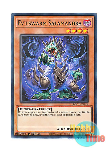 画像1: 英語版 EGO1-EN014 Evilswarm Salamandra ヴェルズ・サラマンドラ (ノーマル) 1st Edition
