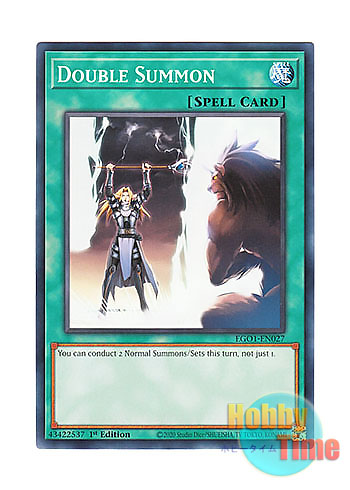 画像1: 英語版 EGO1-EN027 Double Summon 二重召喚 (ノーマル) 1st Edition