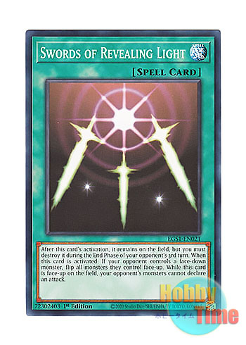 画像1: 英語版 EGS1-EN021 Swords of Revealing Light 光の護封剣 (ノーマル) 1st Edition
